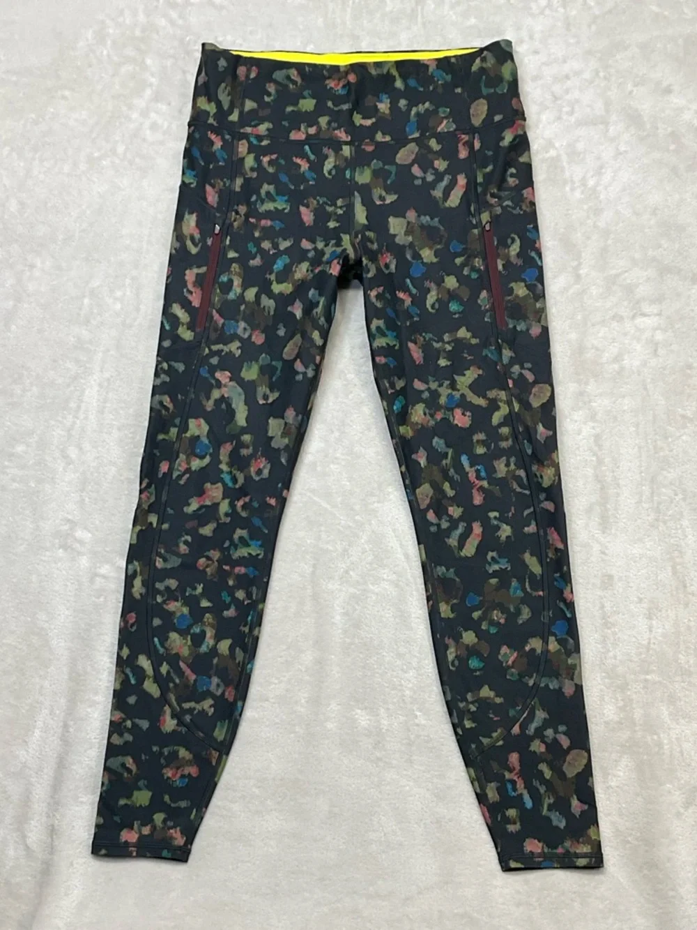 Athleta Rainier Leopard High Rise Tight Womens L - 29” Inseam - Picture 3 of 10